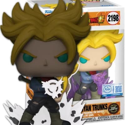 Funko Pop! Animation 2198 - Exclusive Vrare - Chase GITD - DBZ - Super Saiyan Trunks